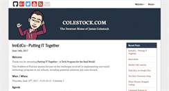 Desktop Screenshot of colestock.com